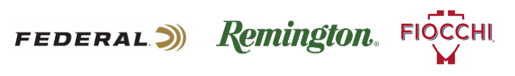 Federal, Remington and CCI logos.